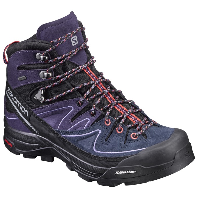 SALOMON X ALP MID LTR GTX® W Philippines - Men's Hiking Boots - Dark Blue/Black | 865792-IEL